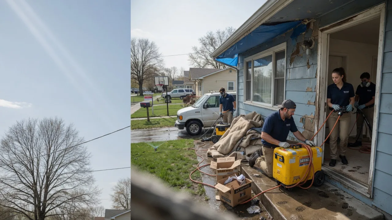 Basement Flood Cleanup in Yukon, OK near me